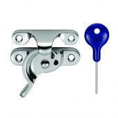 AA40LCKCP - Carlisle Brass Locking Sash Fastener &lpar;Fitch Pattern&rpar; Polished Chrome