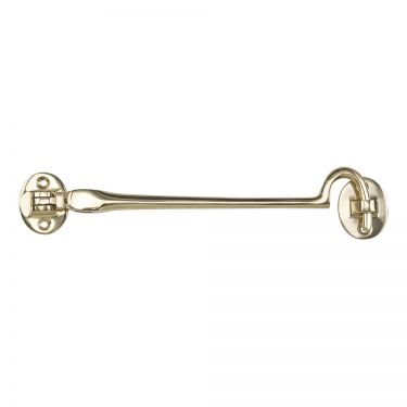 Click Here To Enlarge This Photo Of AA63 - Carlisle Brass Heavyweight Cabin Hook &lpar;Silent Pattern&rpar; 202mm Polished Brass