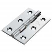 HDSW2CP - Carlisle Brass Double Steel Washered Butt Hinges 102mm x 67mm x 2&period;2mm Polished Chrome