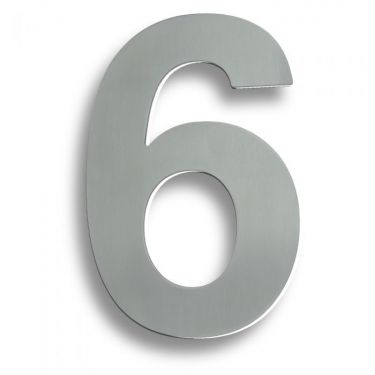Click Here To Enlarge This Photo Of NUM10176&sol;9SSS - Carlisle Brass Eurospec Numeral '6&sol;9' &lpar;178mm&rpar; Concealed Pin Fix &lpar;Grade 316&rpar; Satin Stainless Steel