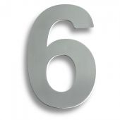 NUM10176&sol;9SSS - Carlisle Brass Eurospec Numeral '6&sol;9' &lpar;178mm&rpar; Concealed Pin Fix &lpar;Grade 316&rpar; Satin Stainless Steel