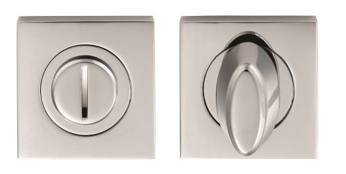 Click Here To Enlarge This Photo Of SZM004SQCP - Carlisle Brass Serozzetta Turn & Release on Square Rose &lpar;Concealed Fix&rpar; Polished Chrome
