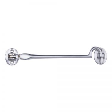 Click Here To Enlarge This Photo Of AA63SC - Carlisle Brass Heavyweight Cabin Hook &lpar;Silent Pattern&rpar; 202mm Satin Chrome
