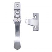 V1005LCKSC - Carlisle Brass Victorian Casement Fastener &lpar;Wedge Pattern - Lockable&rpar; Satin Chrome