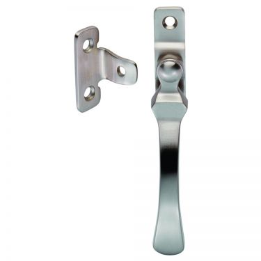 Click Here To Enlarge This Photo Of V1005LCKSN - Carlisle Brass Victorian Casement Fastener &lpar;Wedge Pattern - Lockable&rpar; Satin Nickel