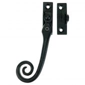LF1006LH - Carlisle Brass Ludlow Foundries Locking Casement Fastener c&sol;w Key - Left Hand Black Antique