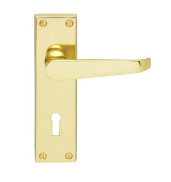 Click Here To Enlarge This Photo Of CBV30 - Carlisle Brass Victorian Lever Lock Furniture &lpar;Contract Range&rpar; Polished Brass