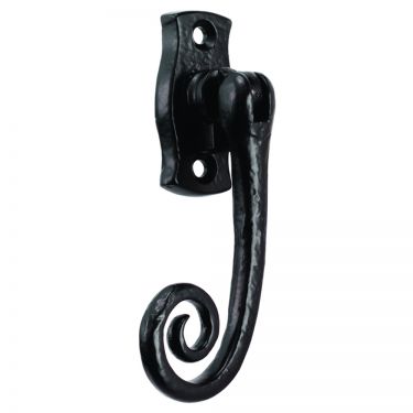 Click Here To Enlarge This Photo Of LF34LH - Carlisle Brass Ludlow Foundries Espagnolette Fastener&sol;Left Hand Black Antique