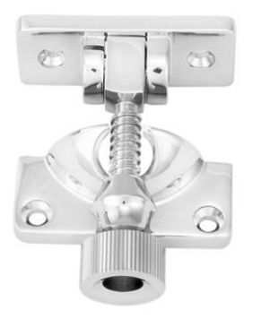 Click Here To Enlarge This Photo Of AQ43SC - Carlisle Brass Architectural Quality Sash Fastener &lpar;Brighton Pattern&rpar; Satin Chrome