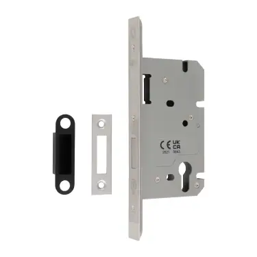 Click Here To Enlarge This Photo Of DLS0060EPSSS - Carlisle Brass Eurospec Din Euro Deadlock 60mm Satin Stainless Steel