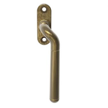 Click Here To Enlarge This Photo Of V1008RHFB - Carlisle Brass Cranked Locking Espag&period; Handle &lpar;Right Hand&rpar; Florentine Bronze