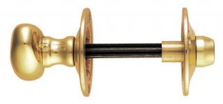 AA32 - Carlisle Brass Thumbturn & Release to suit Rackbolt &lpar;Oval&rpar; Spline Spindle Polished Brass