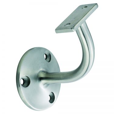 Click Here To Enlarge This Photo Of HRB1000SSS&sol;P62 - Carlisle Brass Eurospec Handrail Bracket &lpar;62mm Projection&rpar; Satin Stainless Steel