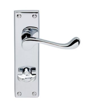 Click Here To Enlarge This Photo Of CBS54WCCP - Carlisle Brass Victorian Scroll Lever Bathroom Furniture &lpar;Contract Range&rpar; Polished Chrome