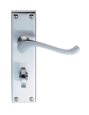 Click Here To Enlarge This Photo Of CBS54WCSC - Carlisle Brass Victorian Scroll Lever Bathroom Satin Chrome