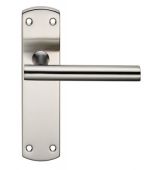 CSLP1164B&sol;SSS - Carlisle Brass Eurospec T-Bar Latch Levers on 172 x 44mm Backplate Satin Stainless Steel