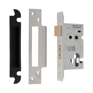 ESS5025SSS - Carlisle Brass Eurospec Easi-T 64mm Euro Profile Sashlock Satin Stainless Steel