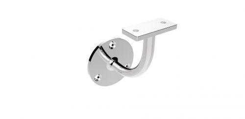 Click Here To Enlarge This Photo Of HRB1000BSS&sol;P62 - Carlisle Brass Eurospec Handrail Bracket &lpar;62mm Projection&rpar; Bright Stainless Steel