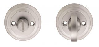 DK12SC - Carlisle Brass Delamain Large Turn & Release  &lpar;Face Fix&rpar; Satin Chrome