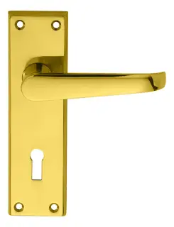 M30 - Carlisle Brass Victorian Lever Lock Furniture Polished Brass