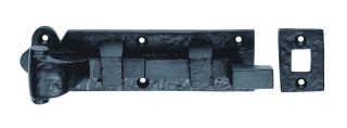 LF5563C - Carlisle Brass Ludlow Foundries Cranked Door Bolt 203mm Antique Black