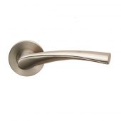 CSL1121&sol;6SSS - Carlisle Brass Eurospec 'Breeze' Designer Lever on 6mm Slim Round Rose &lpar;G304&rpar; Satin Stainless Steel