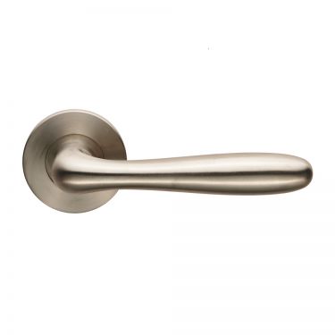 Click Here To Enlarge This Photo Of CSL1127&sol;6SSS - Carlisle Brass Eurospec 'Peninsula' Designer Lever on 6mm Slim Round Rose &lpar;G304&rpar; Satin Stainless Steel