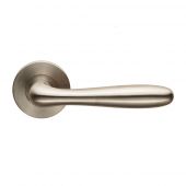 CSL1127&sol;6SSS - Carlisle Brass Eurospec 'Peninsula' Designer Lever on 6mm Slim Round Rose &lpar;G304&rpar; Satin Stainless Steel