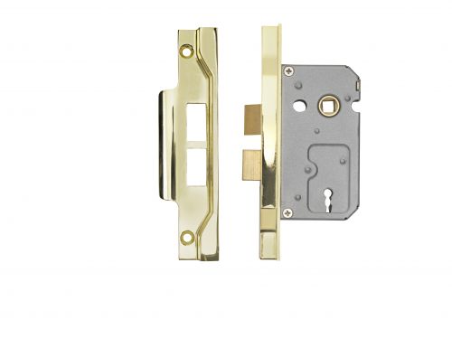 Click Here To Enlarge This Photo Of LSE5225EB&sol;REB - Carlisle Brass Eurospec 2 Lever Rebatded Sashlock &lpar;Economy&rpar; Electro Brass