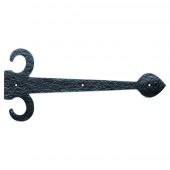LF5121 - Carlisle Brass Ludlow Foundries Sword Hinge Front 305mm Black Antique