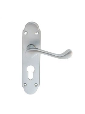 Click Here To Enlarge This Photo Of DL168YSC - Carlisle Brass 'Oakley' Lever Furniture Euro Profile &lpar;47&period;5mm c&sol;c&rpar; Satin Chrome