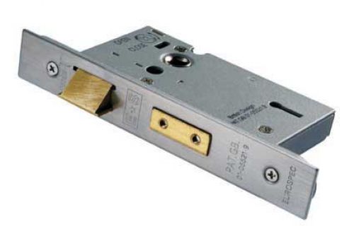 Click Here To Enlarge This Photo Of LSS5325SSS - Carlisle Brass Eurospec Easi-T 3 Lever Security Sashlock 64mm Satin Stainless Steel