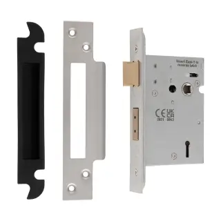LSS5525SSS - Carlisle Brass Eurospec Easi-T 5 Lever Security Sashlock 64mm Satin Stainless Steel