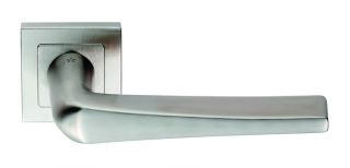 SSL1404SSS - Carlisle Brass Eurospec 'Plaza' Designer Lever on Square Rose &lpar;G304&rpar; Satin Stainless Steel