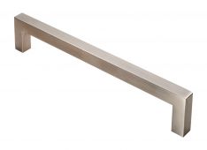 SSM1445SSS - Carlisle Brass Eurospec 450mm x 19mm Square Mitred Pull Handle &lpar;G304&rpar; Satin Stainless Steel