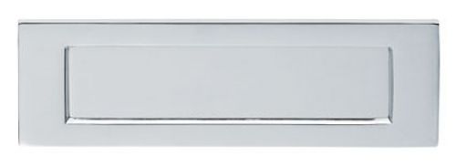 Click Here To Enlarge This Photo Of M36SCP - Carlisle Brass Victorian Letter Plate &lpar;Polished Chrome&rpar; Size&colon; 255x80mm - c&sol;c&colon; 219mm - Aperture&colon; 184x40mm