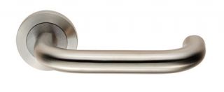 SWL1190SSS - Carlisle Brass Eurospec 'Nera' Safety Lever on Round Rose &lpar;G304&rpar; Satin Stainless Steel