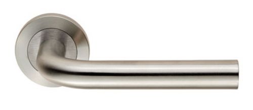 Click Here To Enlarge This Photo Of SWL1191SSS - Carlisle Brass Eurospec 'Spira' Designer Lever on Round Rose &lpar;G304&rpar; Satin Stainless Steel