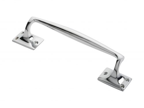 Click Here To Enlarge This Photo Of AA92CP - Carlisle Brass Pull Handle &lpar;Pub Style&rpar; 250mm Polished Chrome