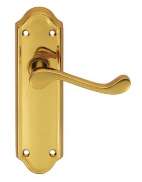Click Here To Enlarge This Photo Of DL18 - Carlisle Brass 'Ashtead' Lever Latch Furniture Polished Brass