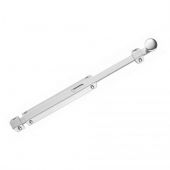 AQ82EXCP - Carlisle Brass Surface Bolt c&sol;w 2 Extruded & one Flat Keeper &lpar;with 6 Inch Extended Bolt 32mm Knob&rpar; 150mm Polished Chrome