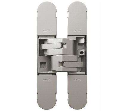 Click Here To Enlarge This Photo Of CI001129VCH00 - Carlisle Brass CEAM 1129 3D Concealed Hinge 100 x 22mm &lpar;Max 25kg per 2 hinges&comma; 40 kg per 3 hinges&rpar; Champagne Silver