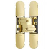 CI001129OTT00 - Carlisle Brass CEAM 1129 3D Concealed Hinge 100 x 22mm &lpar;Max 25kg per 2 hinges&comma; 40 kg per 3 hinges&rpar; Polished Brass