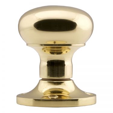 Click Here To Enlarge This Photo Of M35US - Carlisle Brass Manital Victorian Mushroom Mortice Knob Set &lpar;Unsprung&rpar; Polished Brass