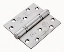 H2N1102&sol;13SSS - Carlisle Brass Eurospec 100mm x 89mm x 3mm Grade 13 Thrust Bearing Hinges - Satin Stainless Steel