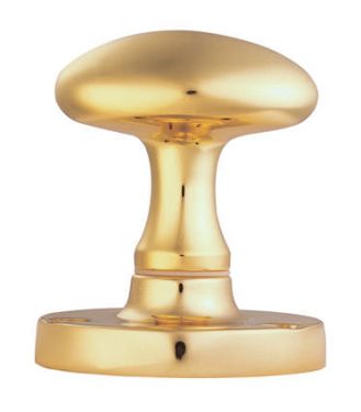 Click Here To Enlarge This Photo Of M34 - Carlisle Brass Manital Victorian Oval Mortice Knob Set Polished Brass