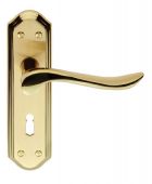DL450SBPB - Carlisle Brass 'Lytham' Lever Lock Furniture Satin Brass&sol;Polished Brass