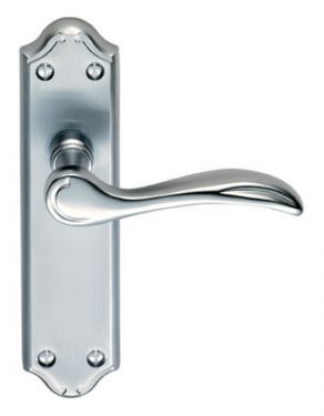 Click Here To Enlarge This Photo Of DL191SC - Carlisle Brass 'Madrid' Lever Latch Furniture Satin Chrome