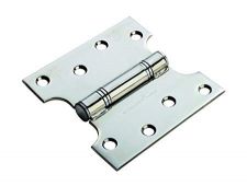 H2N1424SSS - Carlisle Brass Eurospec 102mm x 102mm x 3mm Parliament Hinges c&sol;w Screws Satin Stainless Steel