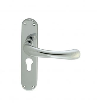 Click Here To Enlarge This Photo Of EL11YCP - Carlisle Brass Manital 'Ibra' Euro Profile Lock Lever Handles &lpar;47&period;5mm c&sol;c&rpar; Polished Chrome